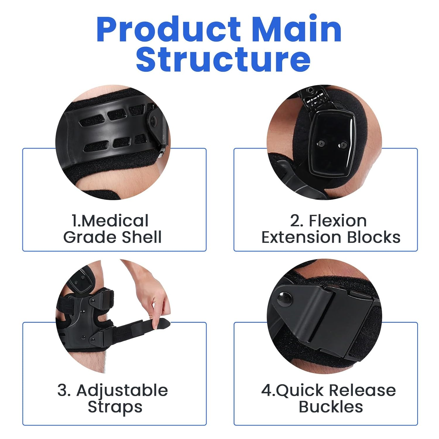 OA Unlaoder Knee Brace, Unloader Knee Brace for Osteoarthritis, Arthritis Pain, Bone Knee Joint Pain and Degeneration, Lateral Knee Support (Right) image number 6