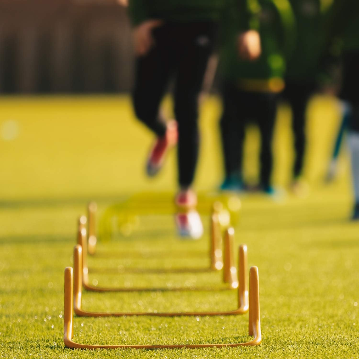 HCE Agility Speed Training Hurdles Multi-Purpose Plyometric Training Hurdles, Crossfit, WOD, Football, Lacrosse, Cricket Athletic Sports and Games - Ideal for Pets, Kids and Adult (3 Pack) image number 1