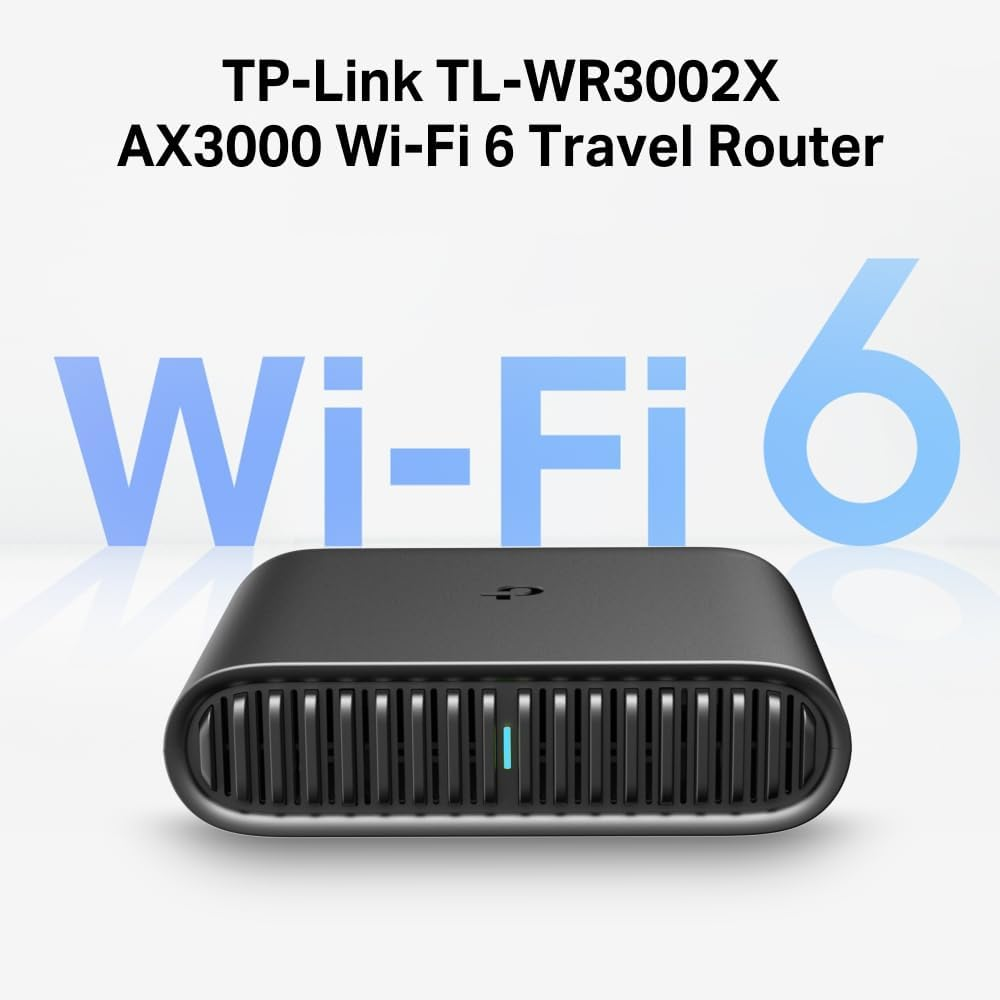 Tp-Link AX3000 Gigabit Wi-Fi 6 Portable Travel Router, 2.5G Multi-Gig Port, VPN Encryption (Openvpn & Wireguard), SD Card Support, USB Modem/File Sharing, Convenient Type-C Power Input (TL-WR3002X) image number 6