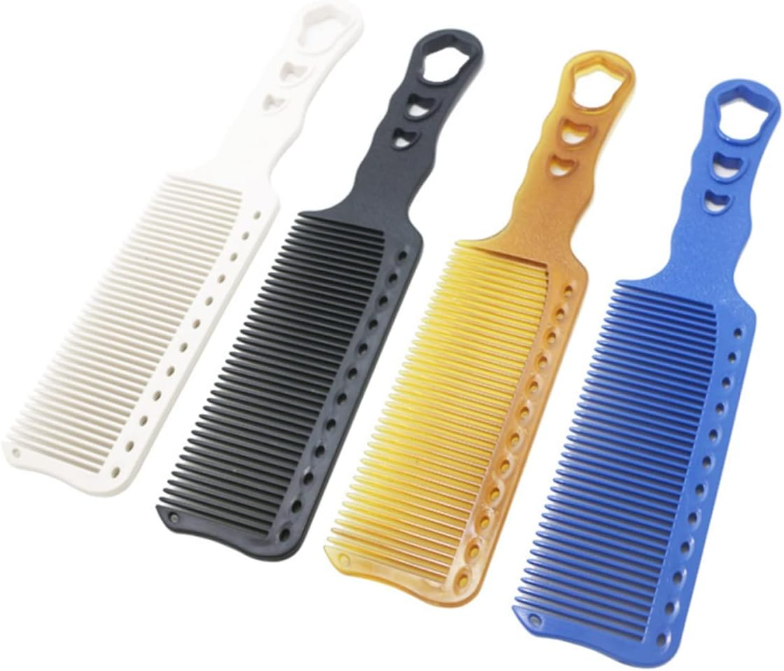 Professional Resin Comb Hair Cutting Shearing Tool Hair Supplies Accessories for Men Women Lightweight Haircutting Comb Salon Use image number 6