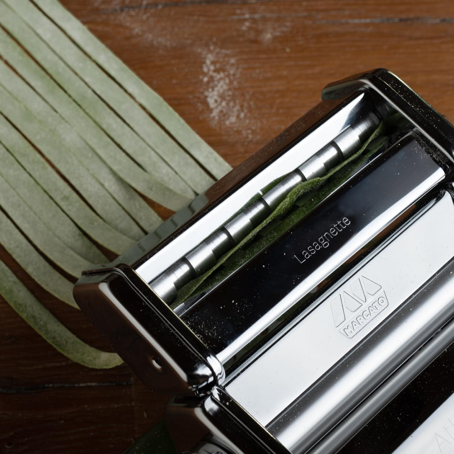 Marcato Lasagnette Cutter Attachment, Made in Italy, Works with Atlas 150 Pasta Machine, 7 X 2.75-Inches image number 2