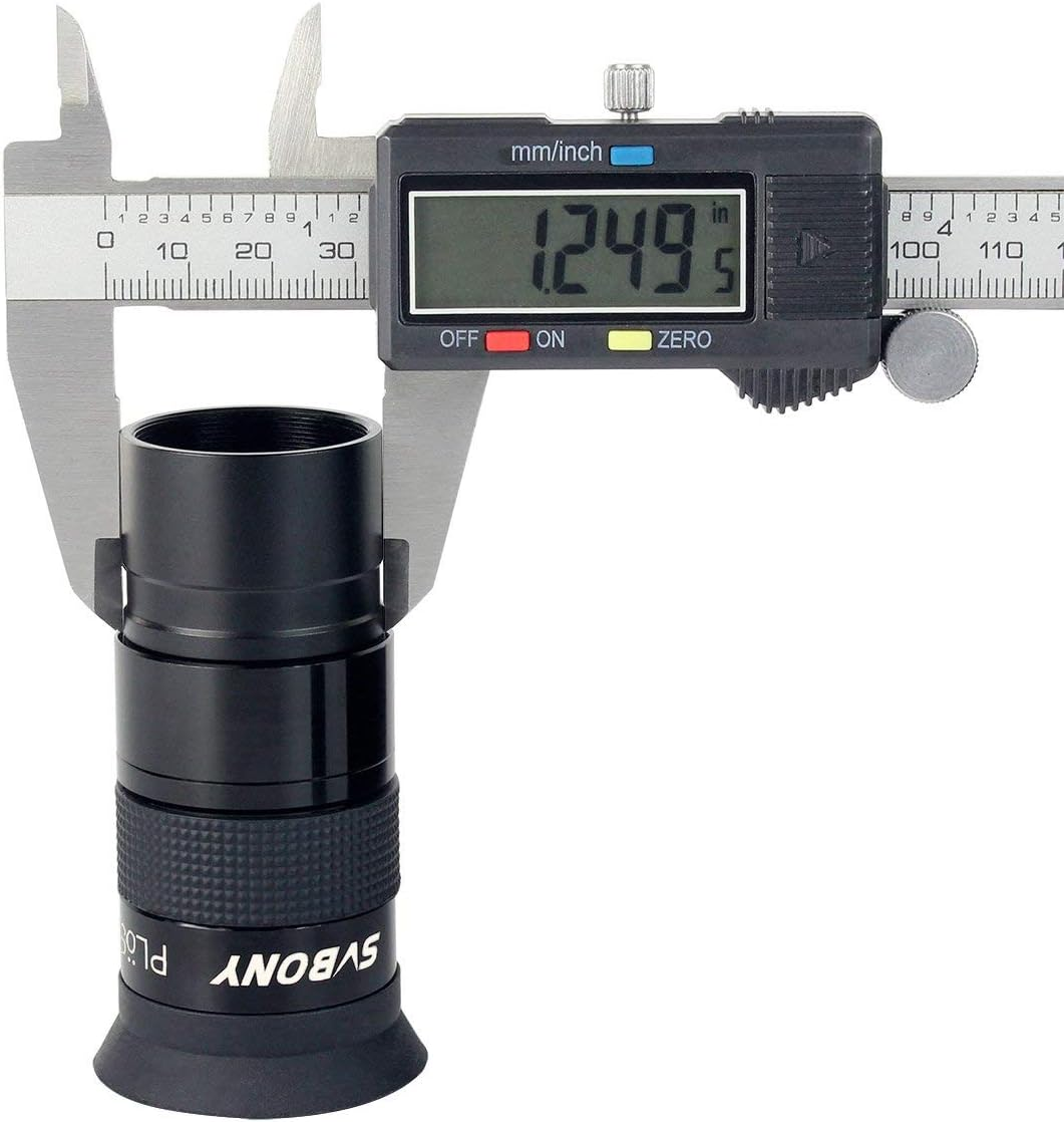 SVBONY 40Mm 1.25 Inch Plossl Telescope Eyepiece Fully Multi Green Coated Metal 40 Degree Apparent Field 4 Element for Astronomy Telescope image number 3