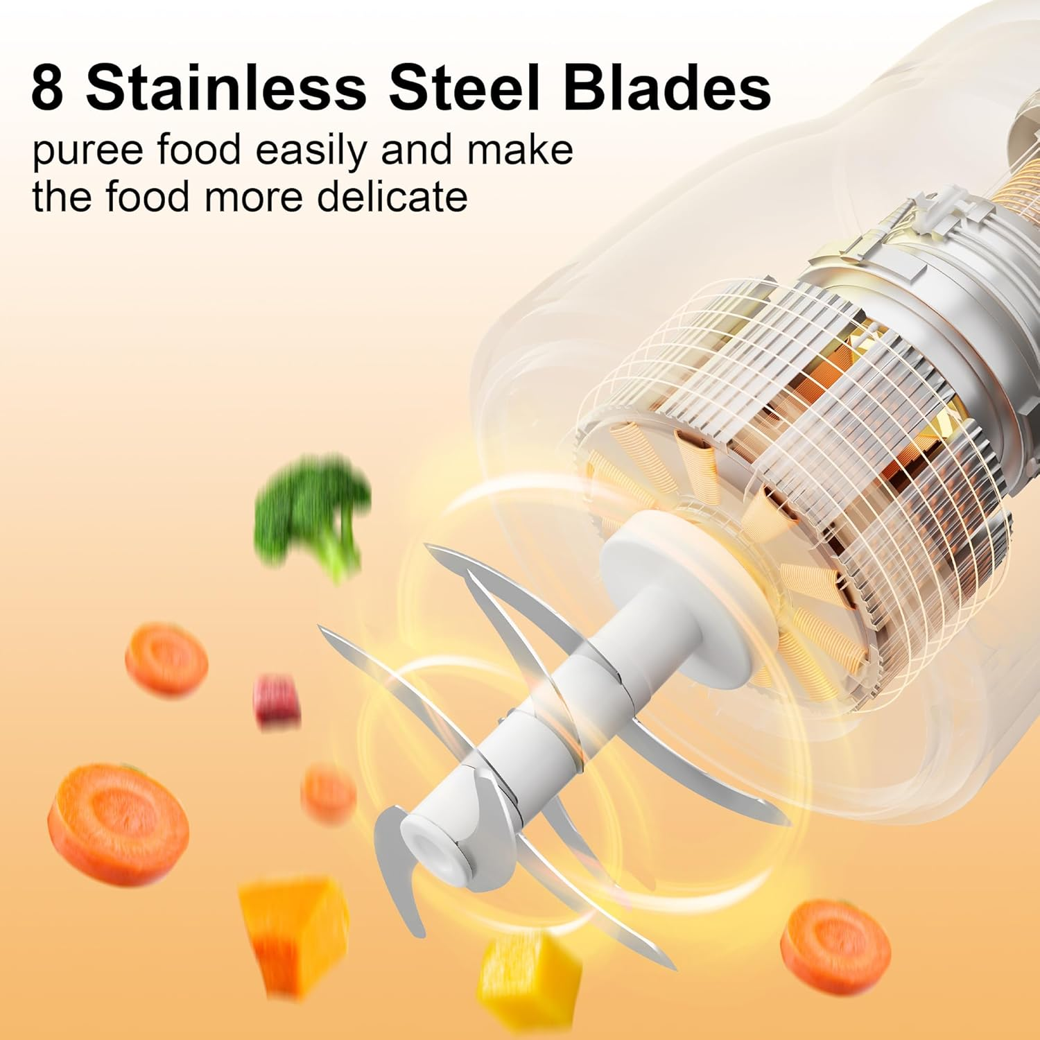 Phydge Baby Food Maker, Baby Food Processor, Green, Baby Food Blender, Fruit, Vegetable, Meat image number 2