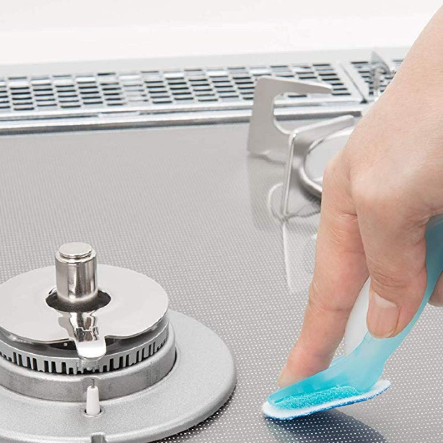 Toyo Aluminum Dirt Tipper Stick IH Gas Glass Top Cleaning Spare Sheet Approx. 1.7 X 1.2 Inches (4.3 X 3 Cm), Pack of 10 S3301