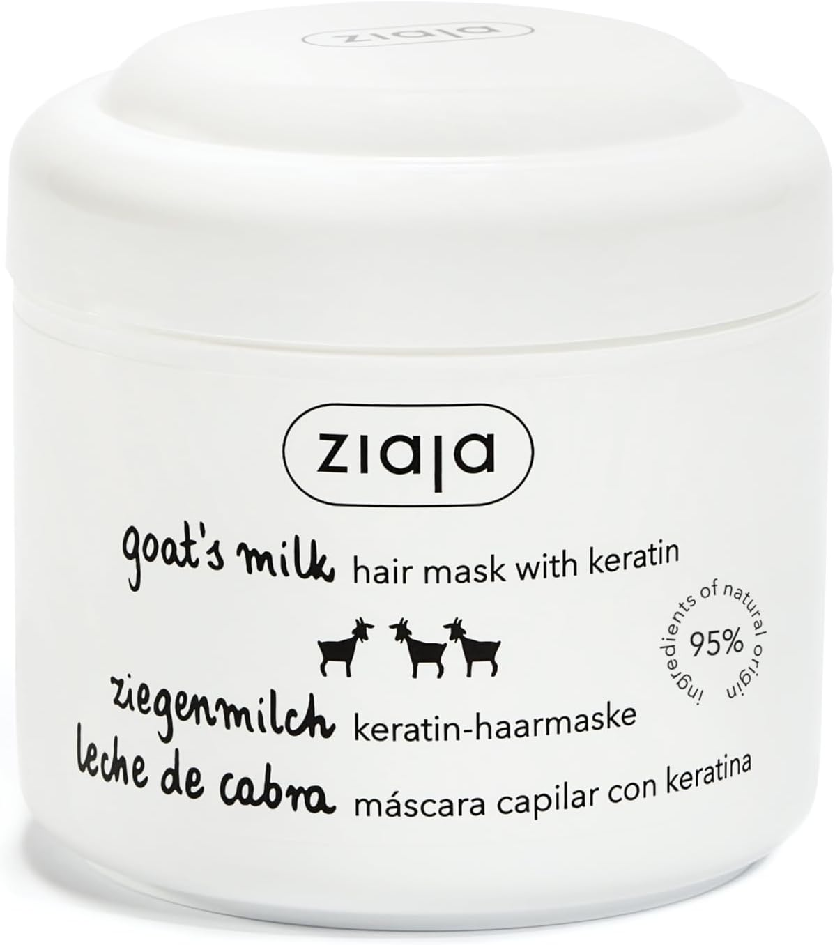 Ziaja Goat'S Milk Strengthening Hair Mask with Keratin, 200Ml