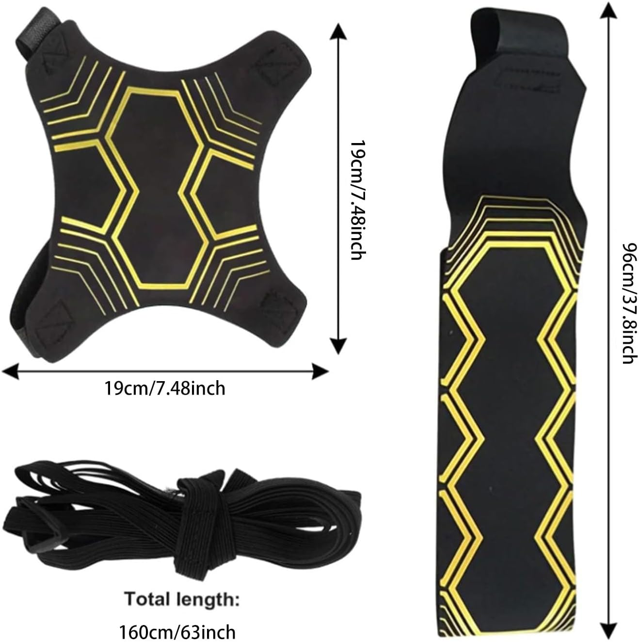 Football Training Belt, Single Player Football Practice Auxiliary Tool, Handheld Adjustable Football Kicking Training Equipment, Hands-Free Football Belt Suitable for Balls 3, 4,And 5 image number 3