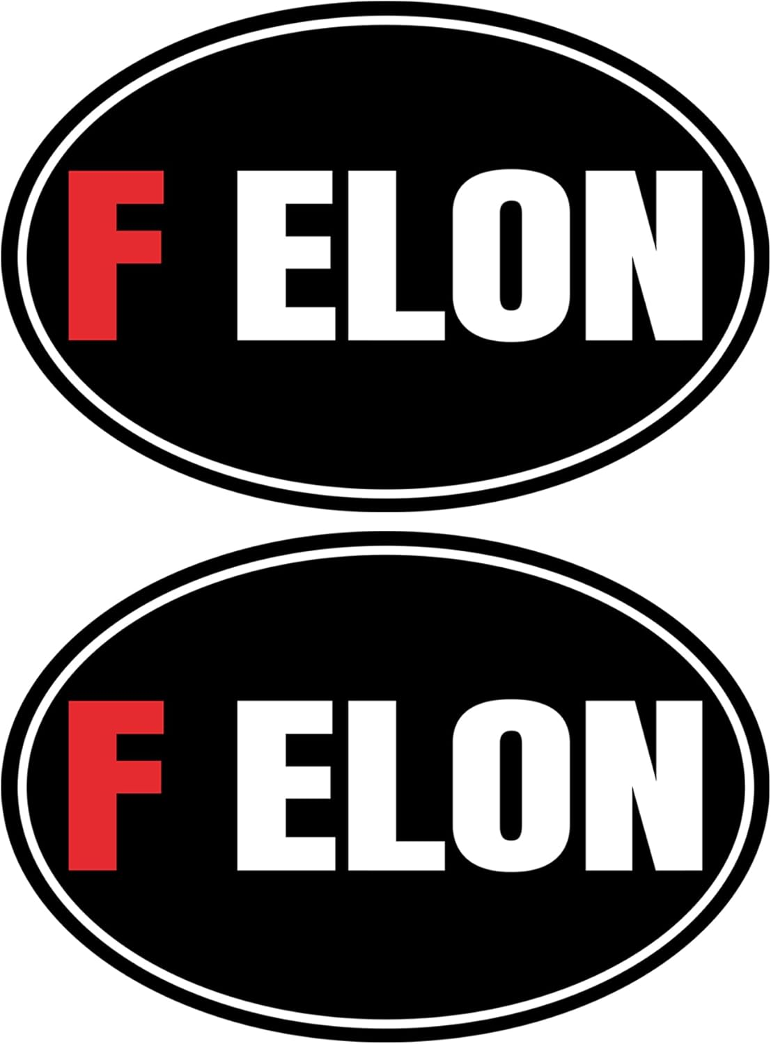 2 Pack anti Elon round NO Bumper Sticker Elon Was Crazy Sticker Funny Elon Musk Decal anti Elon Club Car Window Sticker 6In*6In (Round)