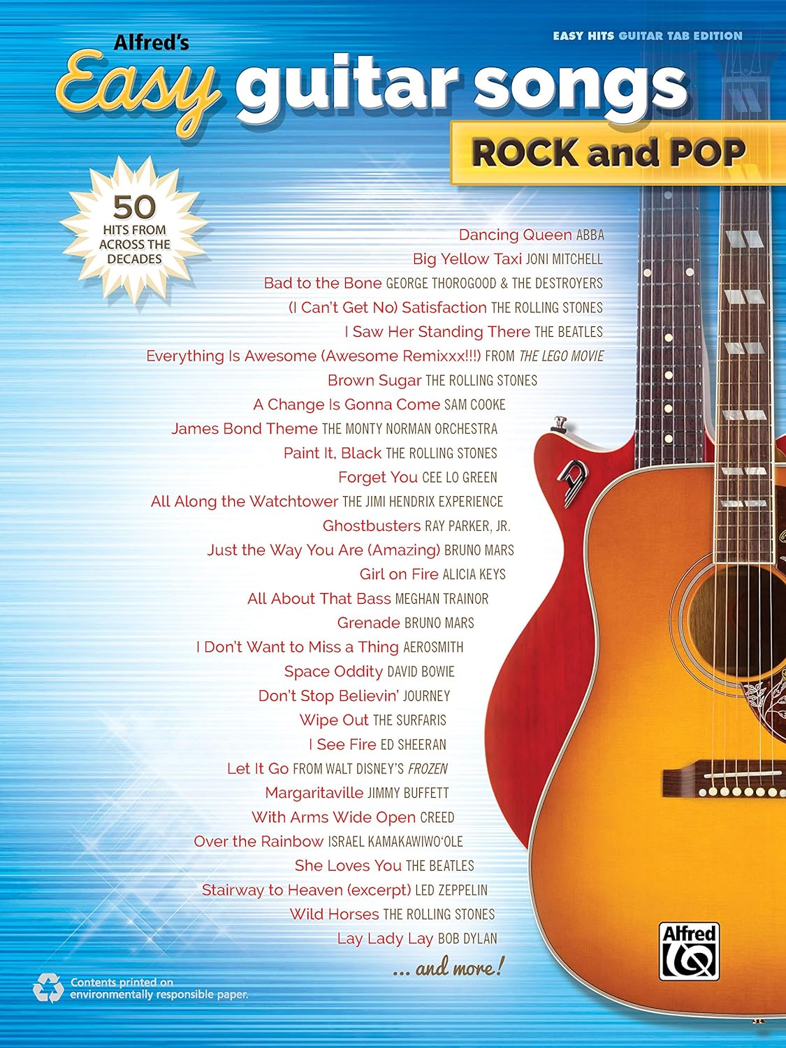 Alfred'S Easy Guitar Songs -- Rock & Pop: 50 Hits from across the Decades image number 6