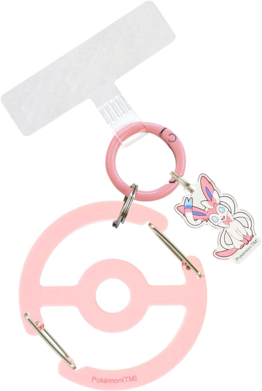 Gourmandies POKE-987C Pokemon Multi Ring plus with Clear Carabiner Nymphia image number 2