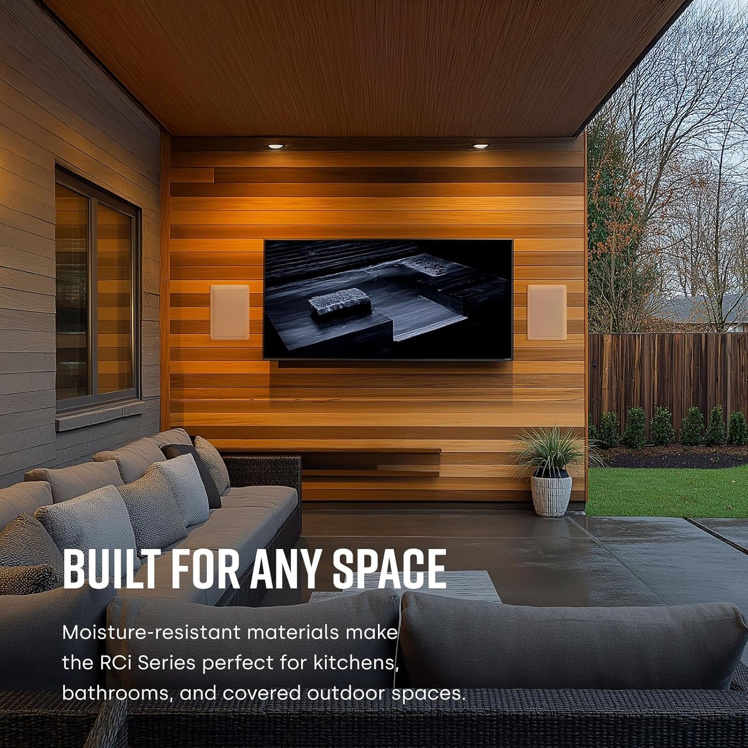 Polk Audio Rc85I 2-Way In-Wall Speakers (Pair, White) image number 4