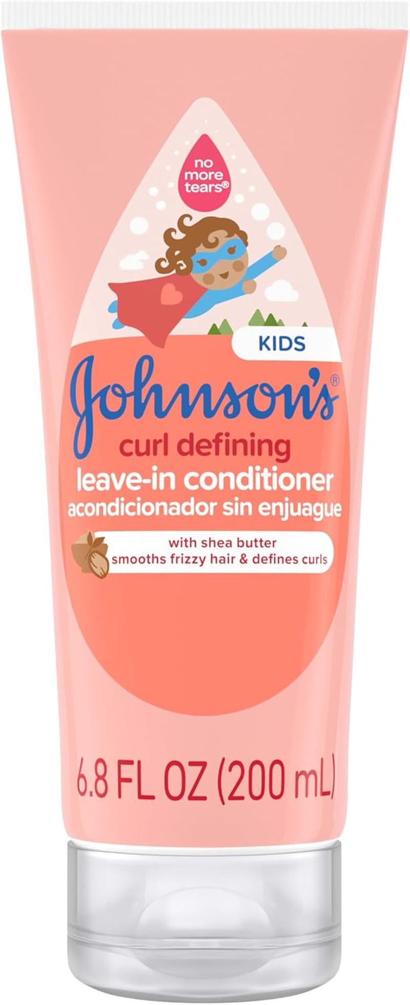 Johnson'S Baby Curl Defining Tear-Free Kids Leave-In Shea Butter Conditioner, 6.8 Fl. Oz. image number 3