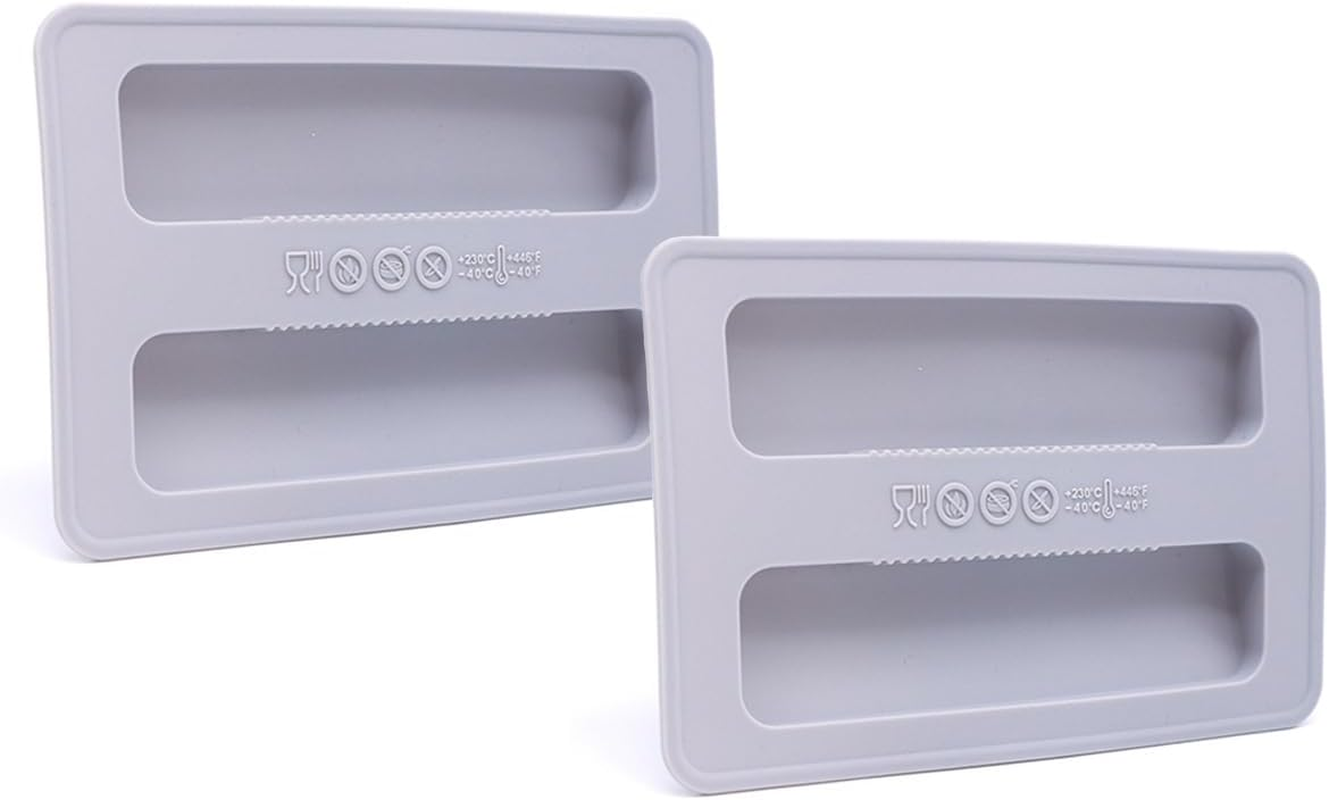 Silicone Toaster Cover, Dust Protection Lid for Bread Maker and Sandwich Machine, 2 Pack (Black)