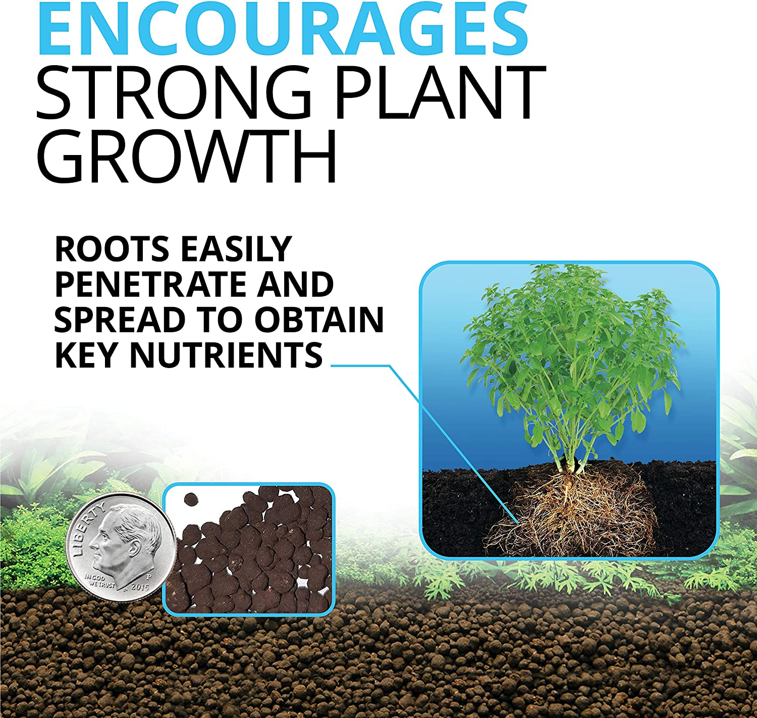 Fluval Plant and Shrimp Stratum, for Fish Tanks, 8.8 Lbs., image number 7