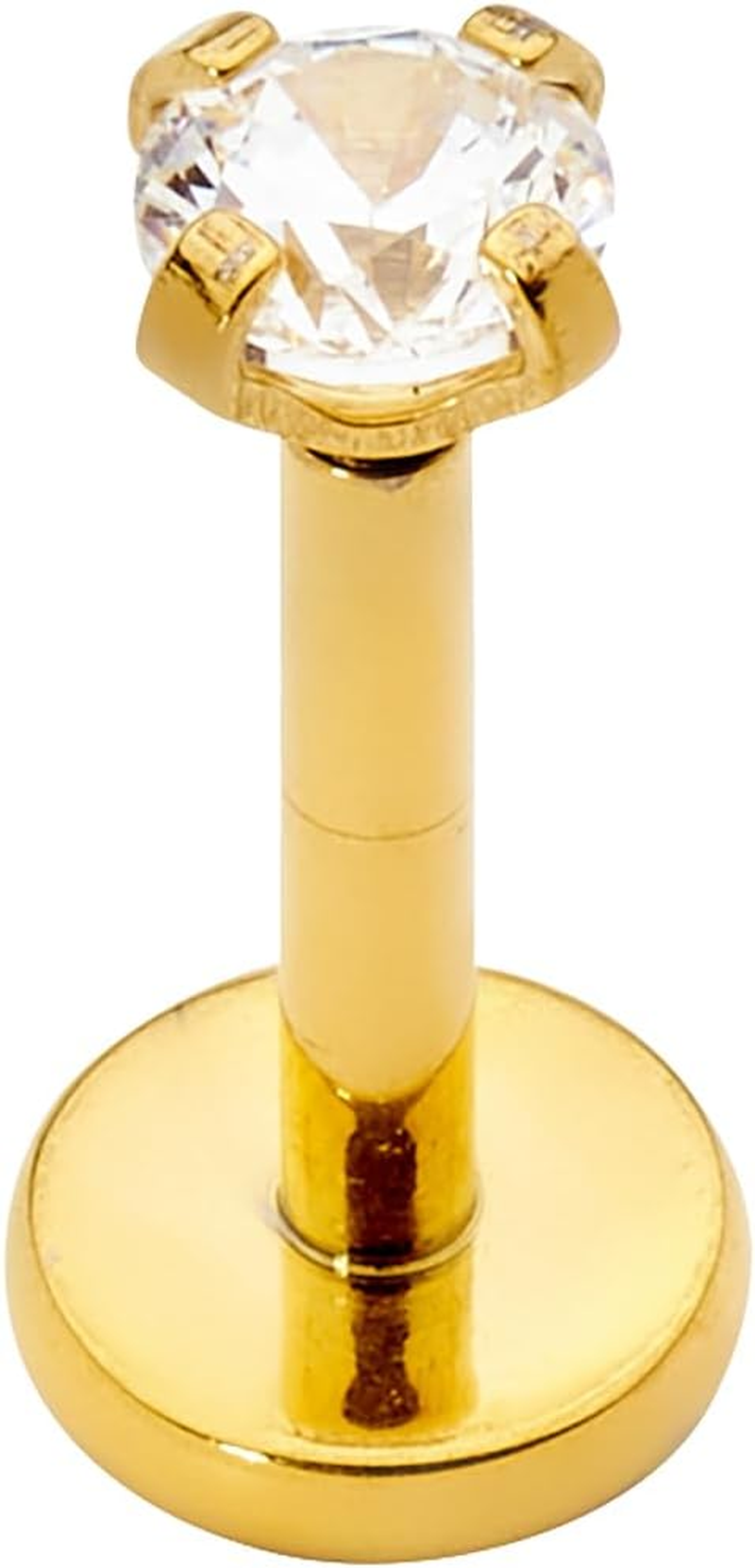 365 SLEEPERS 2 PCS 18G Titanium 6Mm 8Mm Internally Threaded Monroe Lip Ball Gem Labret Tragus Septum Nose Helix Rook Cartilage Earrings Body Piercing Jewellery image number 3