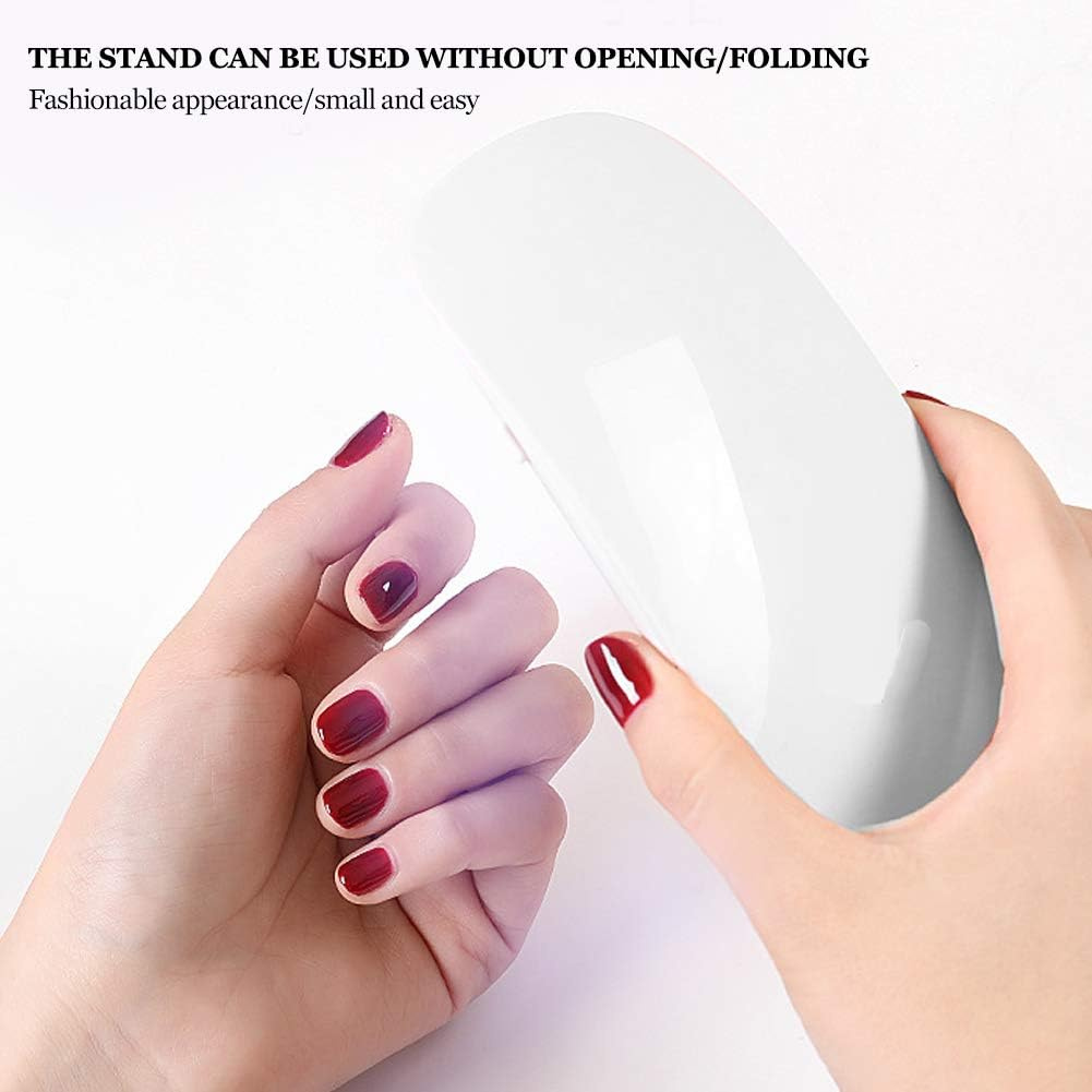 UV LED Nail Lamp, Gel Curing Light USB Professional with Folding Stand for Salon for Home image number 1