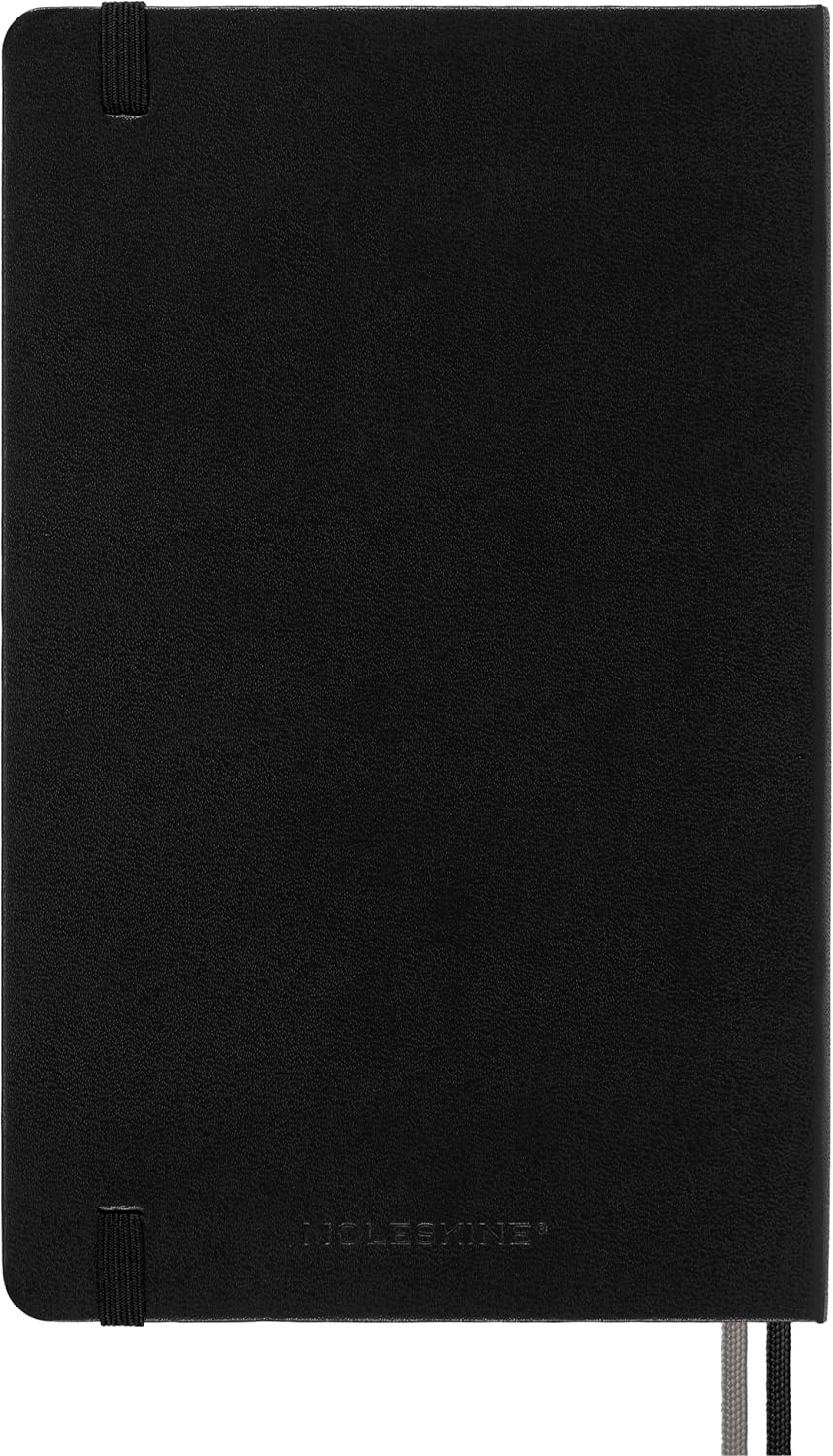 Moleskine - Classic Hard Cover Notebook Expanded - Grid - Large - Black image number 1