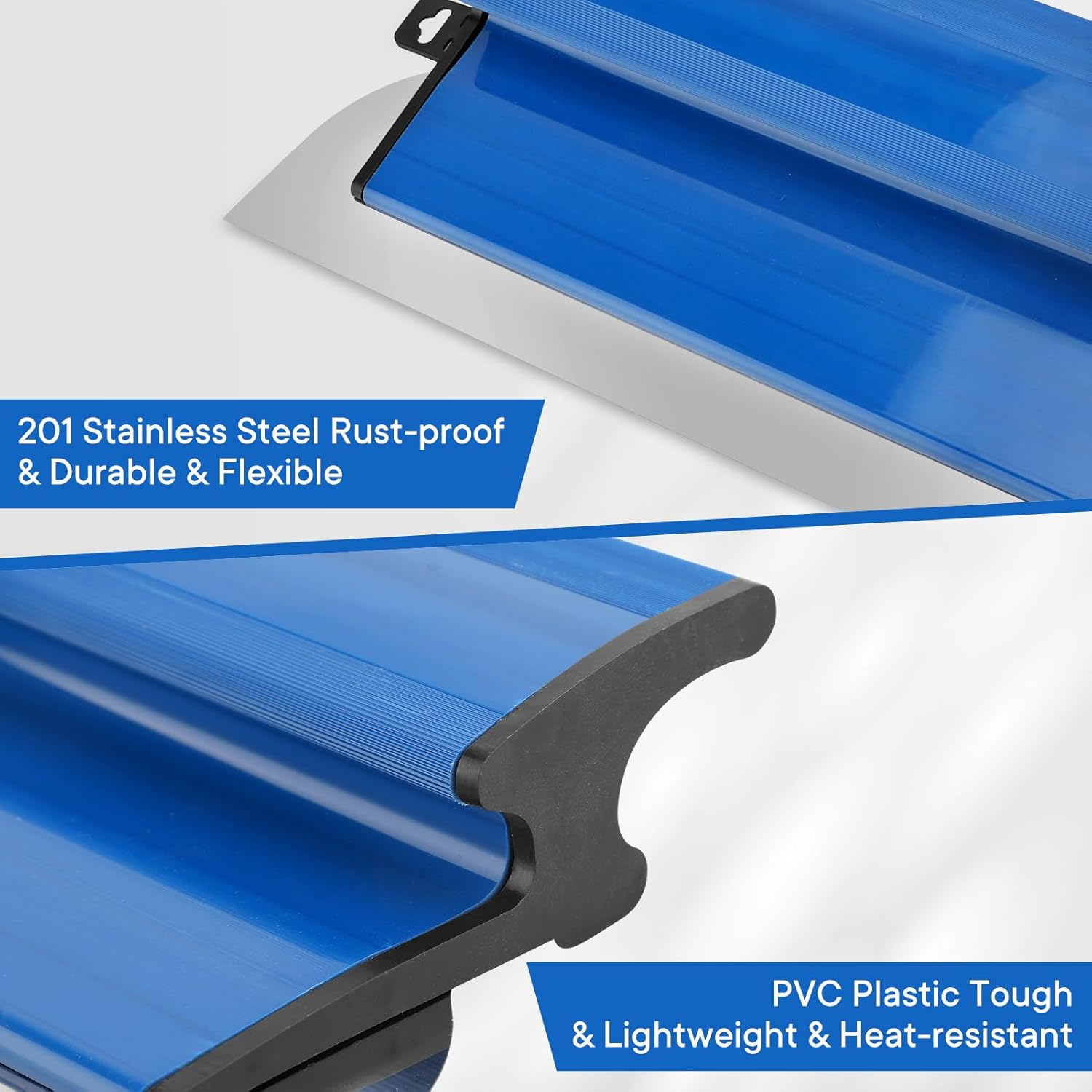 Drywall Skimming Blade, 24" / 60Cm Stainless Steel Drywall Tools Smoothing Spatula Drywall Knife for Home Improvement Wall Decoration Construction Tool