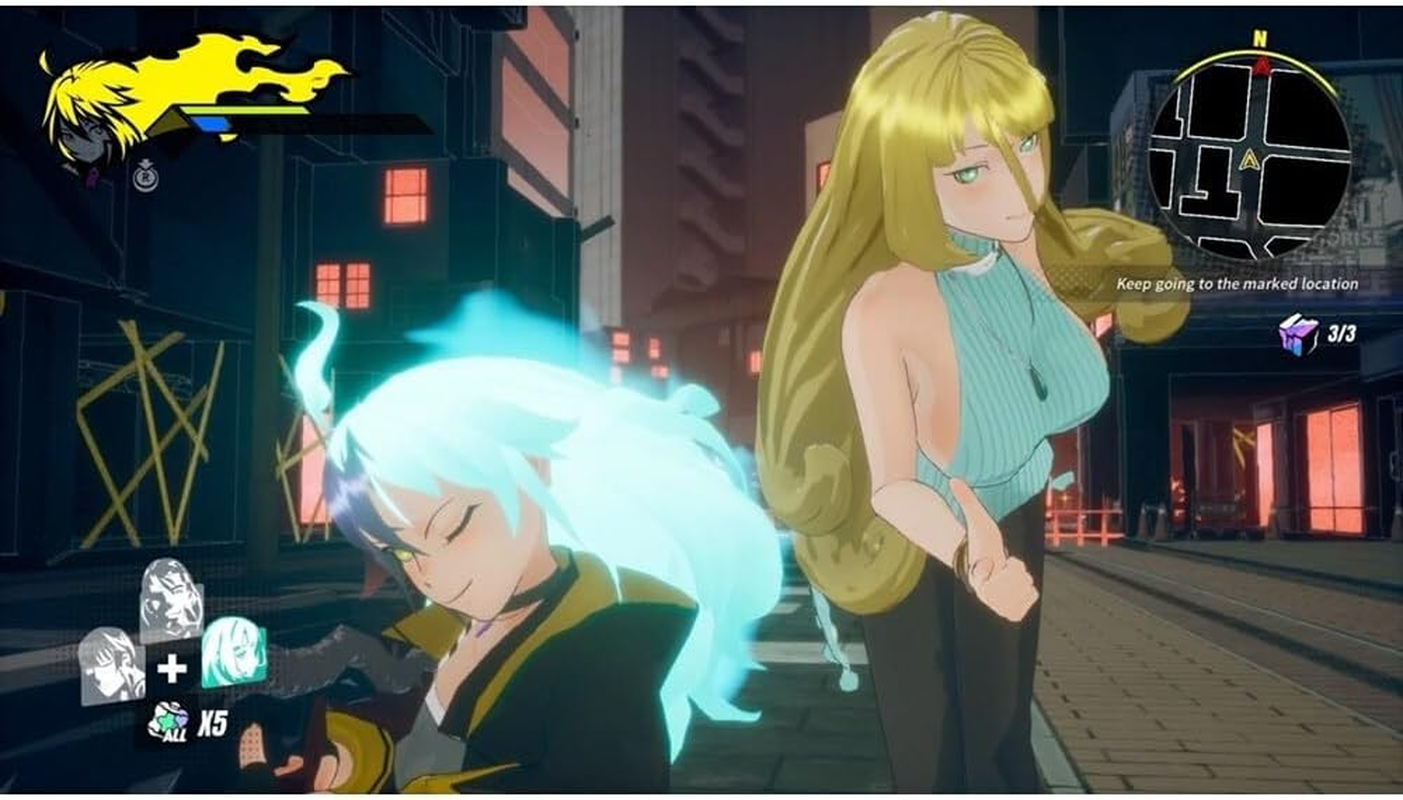 Meridiem Games Pqube Dusk Diver Playstation 4 Game for Teenagers and Older Children, Action-Adventure, Console Game image number 1