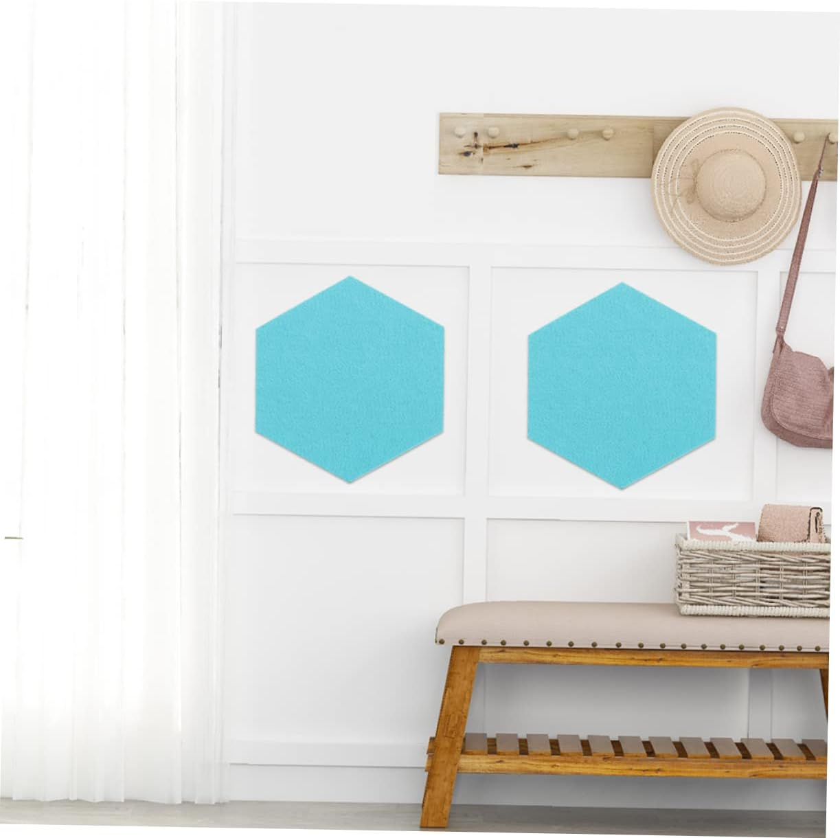 COHEALI 10Pcs Soundproofing Felt Decorative Panels Memo Board Wall Protectors Creative Bulletin Board for Office Classroom image number 4