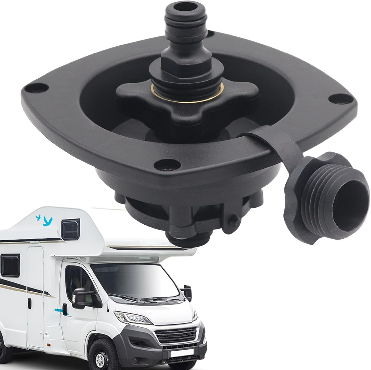 RV Water Fill Inlet | City Water Connection for Rv,Camping Car Water Hose Inlet Valve Connection for Motorhome
