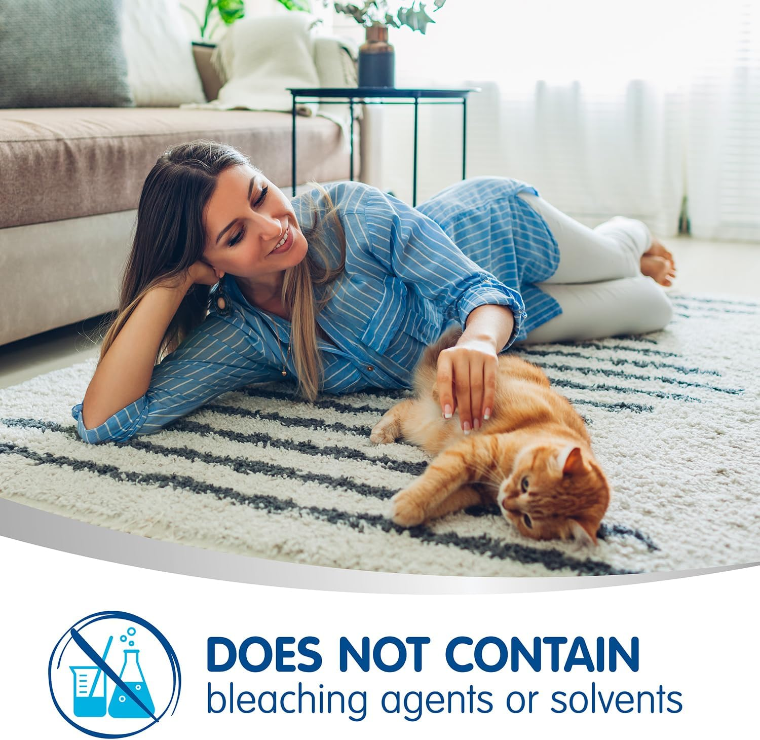 No Vac Foaming Sanitiser & Deodoriser, Pure Vanilla 418 G (Model: 31042) image number 6