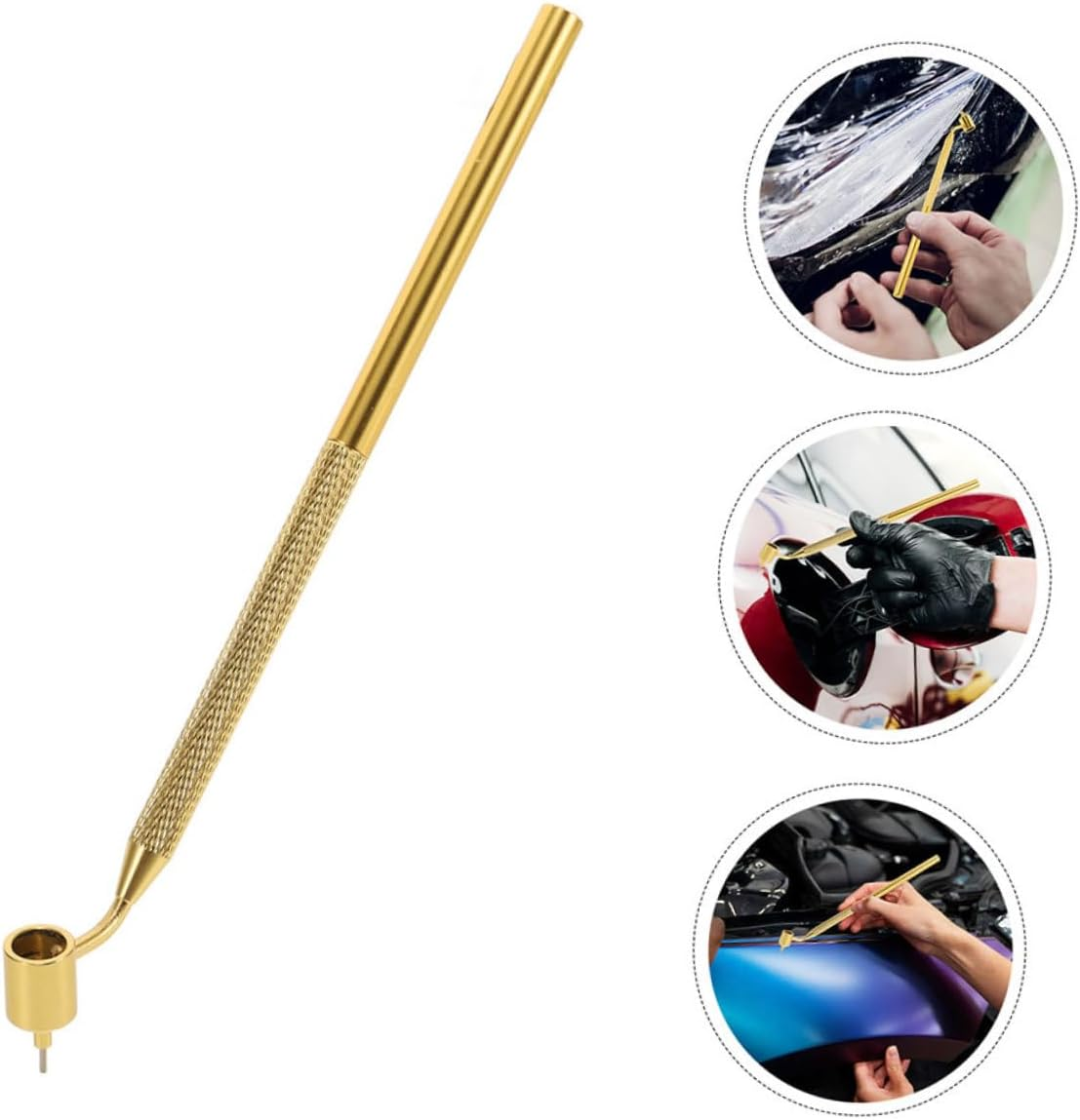 Iplusmile 2Pcs Automotive Paint up Pen for Cars Fine Tip Paint Brushes for Car Scratch Repair for Detailing Accessories image number 4