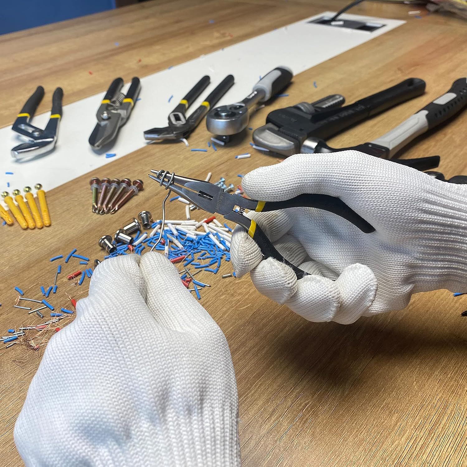 BOOSDEN 5 Inch Small Needle Nose Pliers Set, 5 Pack, Small Pliers Set Tools, Mini Precision Pliers Set, Mini Long Nose Pliers with Wire Cutter for Jewelry Making and DIY image number 5