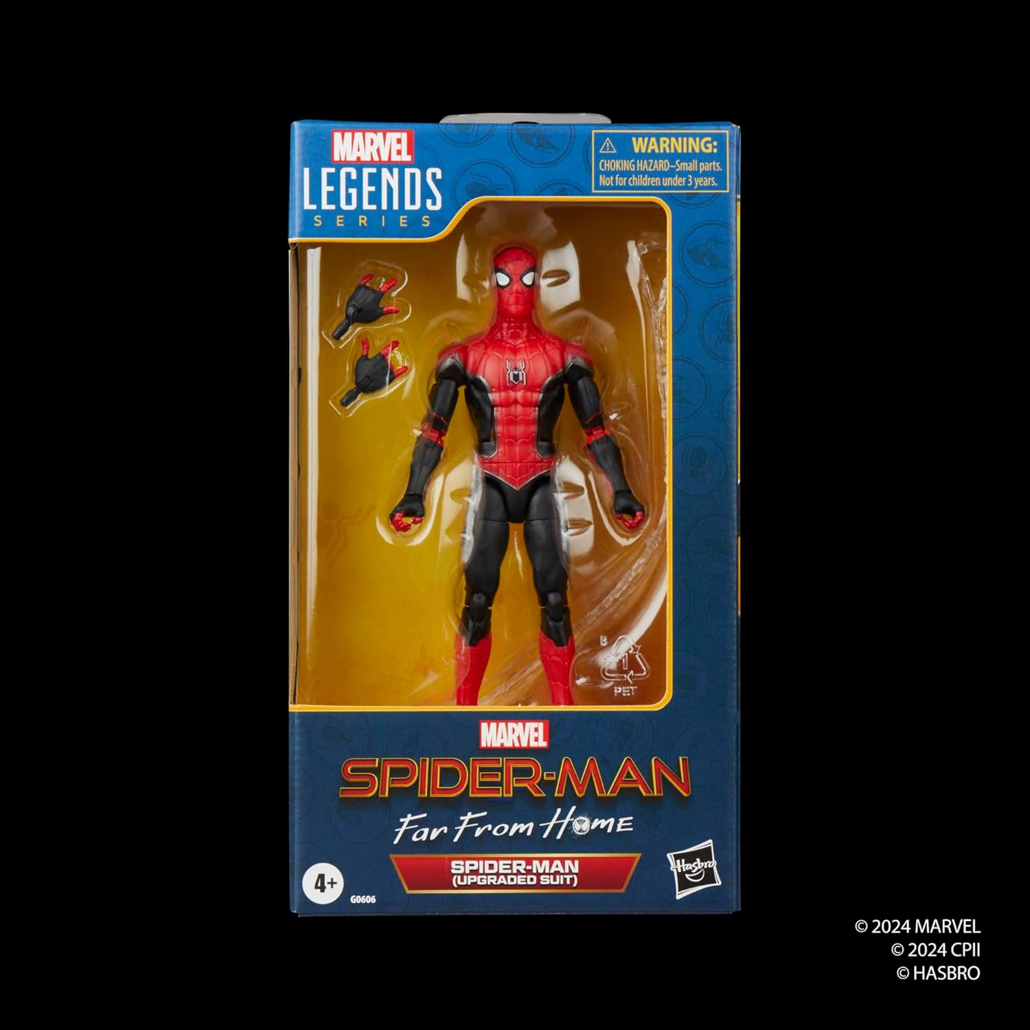 Marvel Legends Series Spider-Man (Upgraded Suit), Spider-Man: Far from Home Collectible 6-Inch Scale Action Figure image number 1