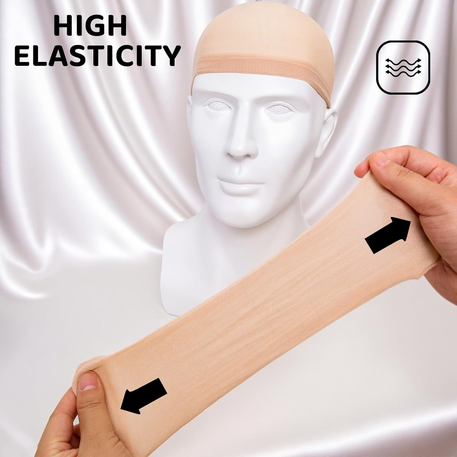 8 Piece Bald Caps for Adults image number 1