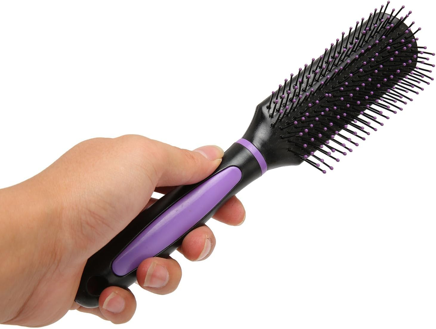 SYMY 3PCS 9 Row Styling Brush Scalp Massage Vent Hair Brush for Detangling Shaping and Defining Curls Suitable for All Hairstyles image number 6