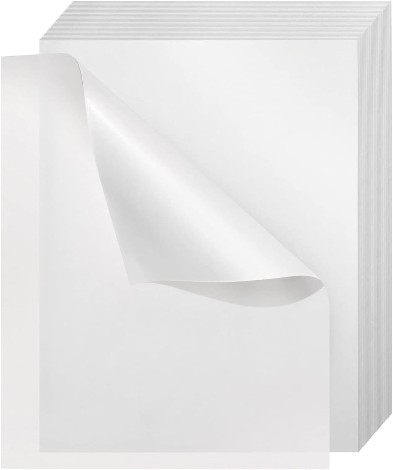 100 Pack Glassine Paper Sheets for Artwork, A4 Vellum Paper, Vellum Transfer Paper Tracing Paper Translucent Printable Sketching Overlays Sheet Writing Copying (8.5 X 11 In) image number 6