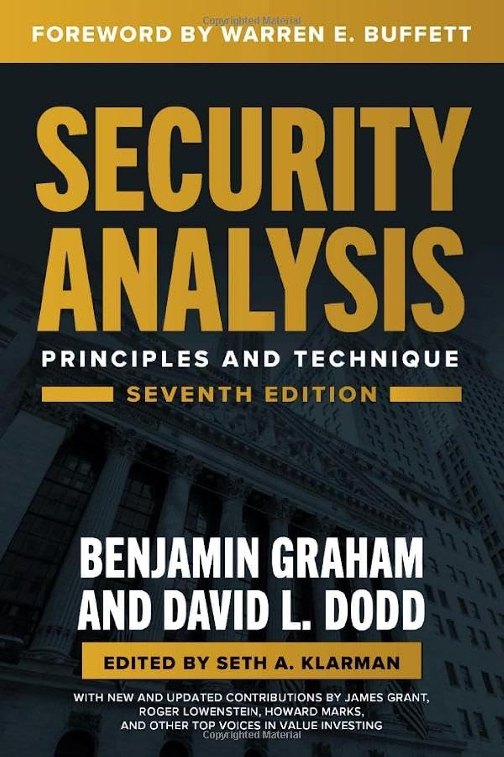 Security Analysis, Seventh Edition: Principles and Techniques image number 1