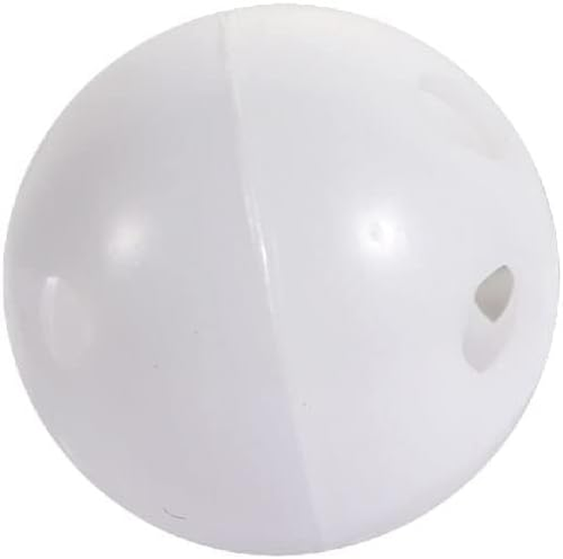 10 Pcs White Rattle Balls Inserts Rattle Box Repair Doll Noise Maker Noise Maker Insert Rattle for Animal Puppet Doll Pet Rattles and Plush Rings image number 4