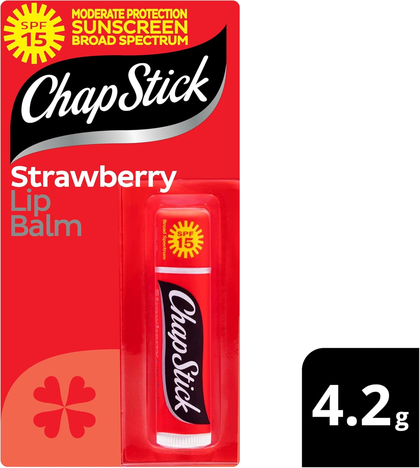 Chapstick Strawberry SPF15 Lip Balm image number 1