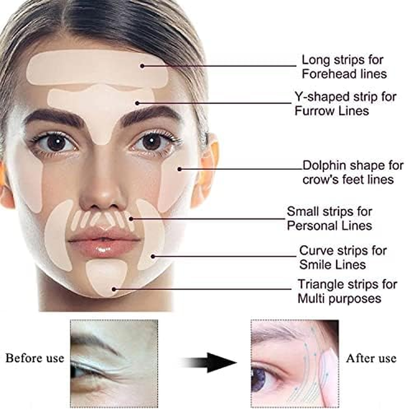 16Pcs Silicone Anti-Wrinkle Patches for Forehead, Eyes and Chin, Washable and Reusable for Enhance Skin Elasticity and Lift Skin image number 2