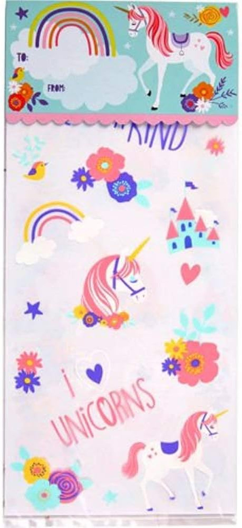 Magical Unicorn Glitter Pennant Tassel Garland image number 3