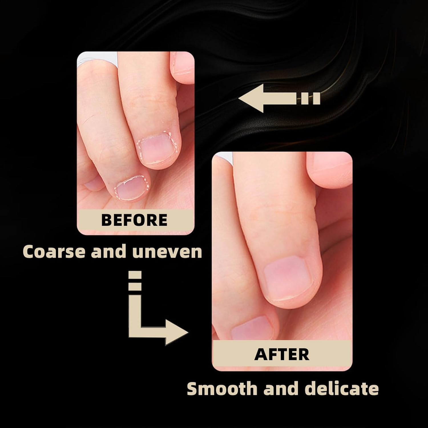 Cuticle Scissors with Curved Sharp Tip, Portable Small Scissors Professional Cuticle Cutter, Multi-Purpose Russian Manicure Cuticle Trimmer for Eyebrow, Nail, Eyelash, Beards (Silver) image number 2