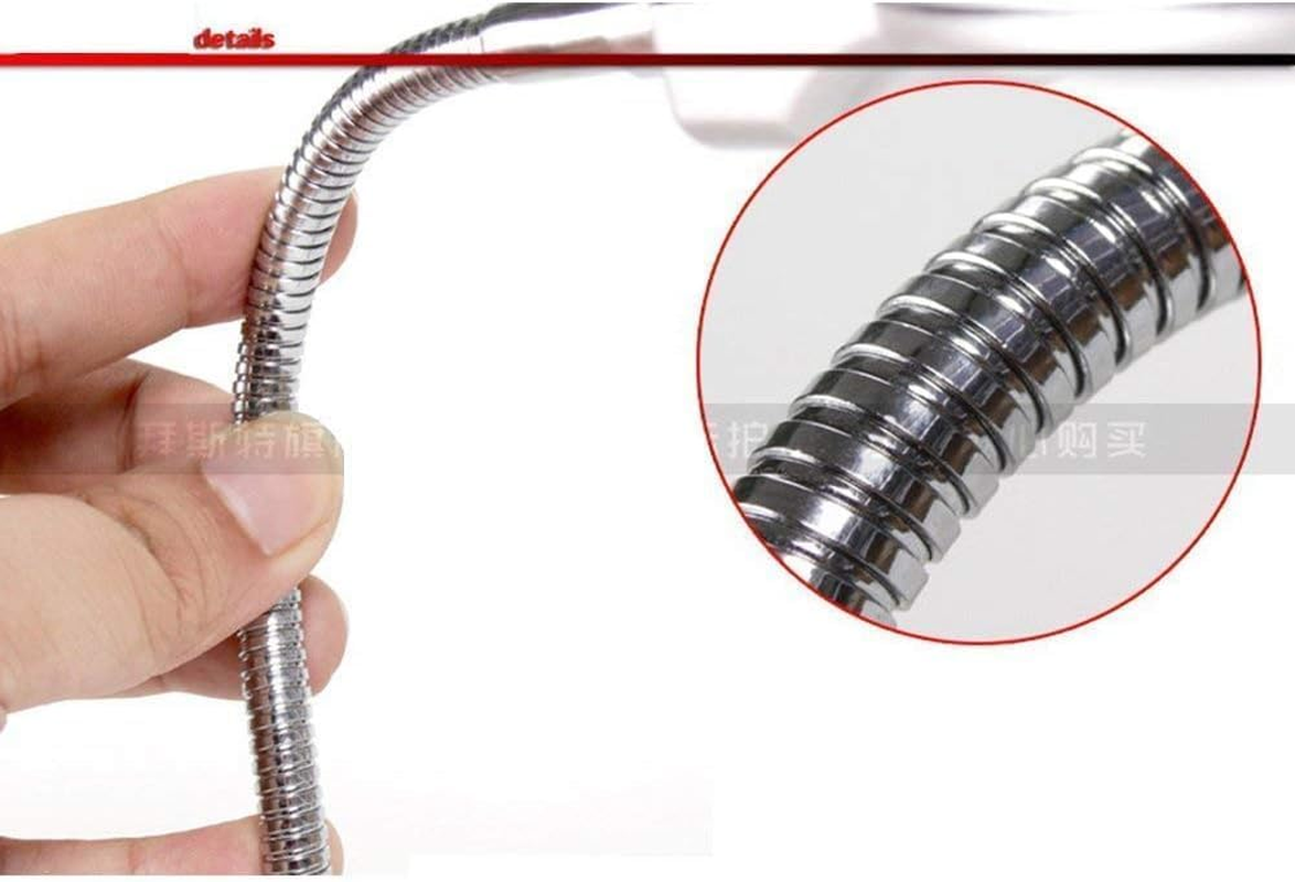 130Mm 2 LED Lamp Desktop Magnifying Glass Metal Hose Can Be Bent 360 Degree Adjustment Desktop Reading Maintenance Magnifier image number 3