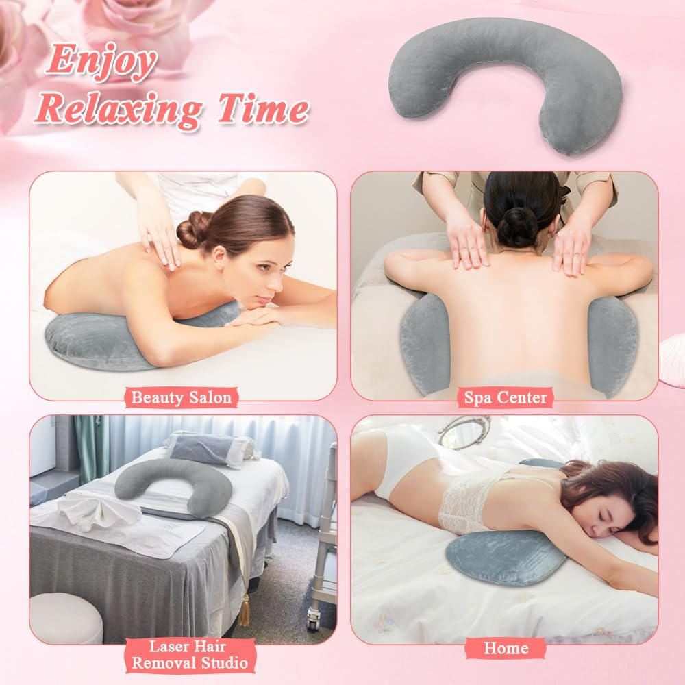 Breast Pillow for Massage Table Massage Breast Bolster Pillow for Sleeping Massage Wedge Bolster Stomach Sleepers Chest Pillow Breast Support Pillow Feminine Massage Pad for Spa Salon image number 6