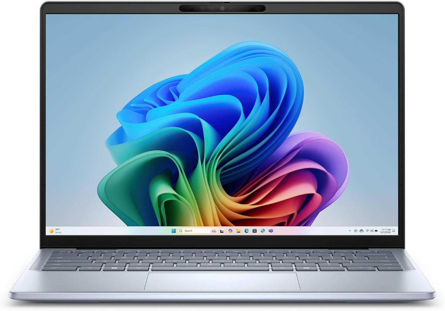 Dell Inspiron 14 plus Copilot+ PC with On-Device AI - Snapdragon&reg; X plus 10 Core Processor - 14" QHD+ Display - 16GB - 512GB SSD - Qualcomm Adreno Graphics - Fingerprint - Ice Blue Metal image number 5