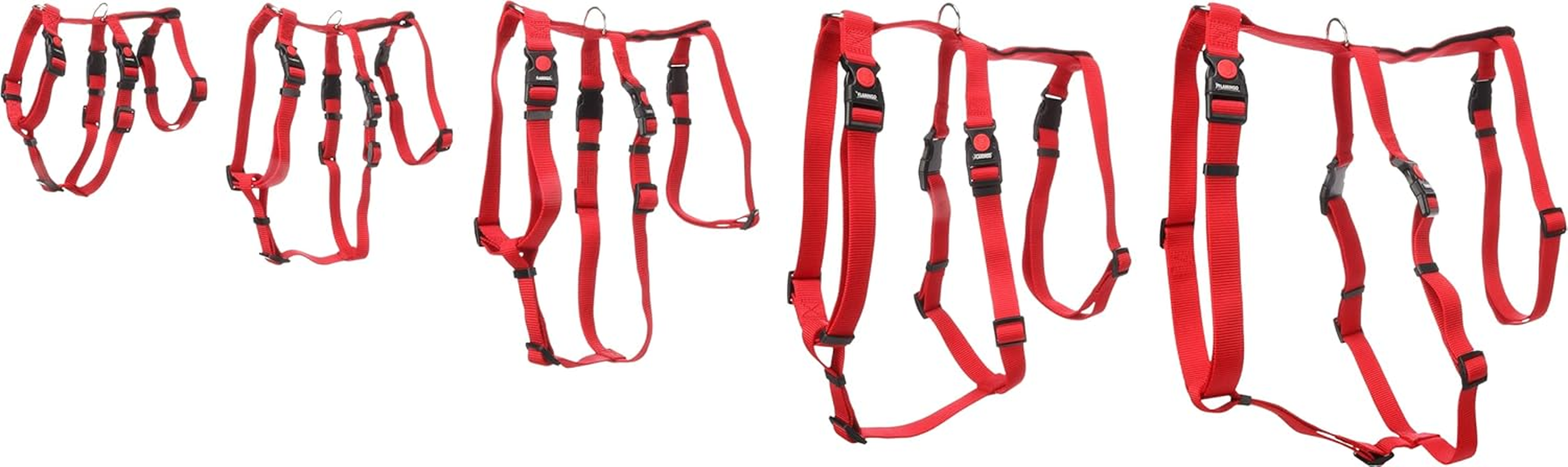 Zera Dog Safety Harness, Red, L 60-85 Cm, 70-100 Cm, 56-95 Cm, 25 Mm image number 2