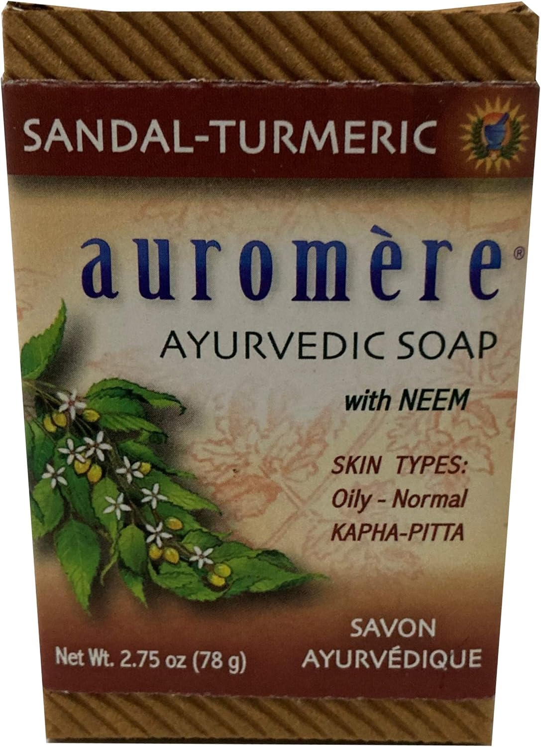 Ayurvedic Bar Soap Sandal-Turmeric by Auromere - All Natural Handmade and Eco-Friendly Bar Soap for Sensitive Skin - 2.75 Oz Bar - 12 Count image number 4