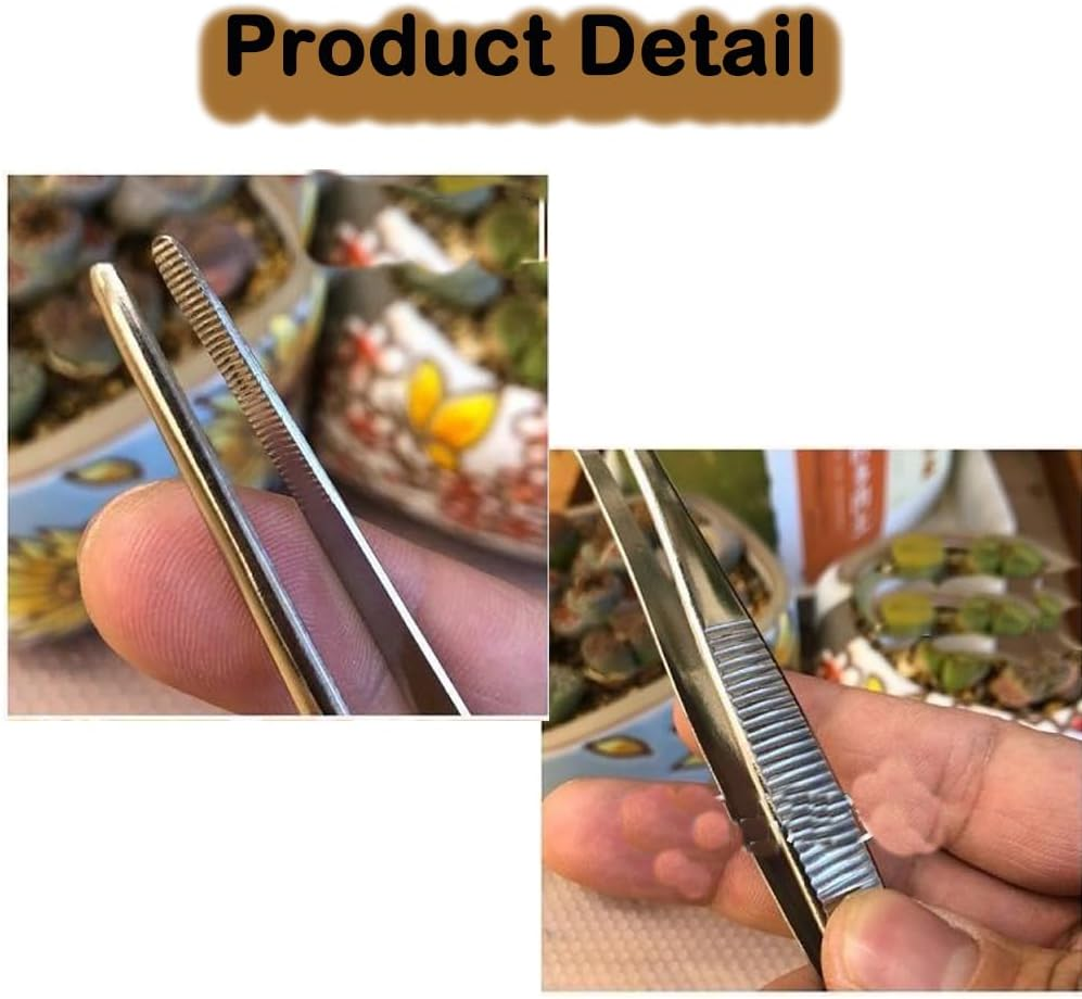 Kitchen Tweezers Fine Tweezer Tongs, Extra-Long Stainless Steel Cooking Tweezers Cooing Tong Dishwasher Safe image number 1