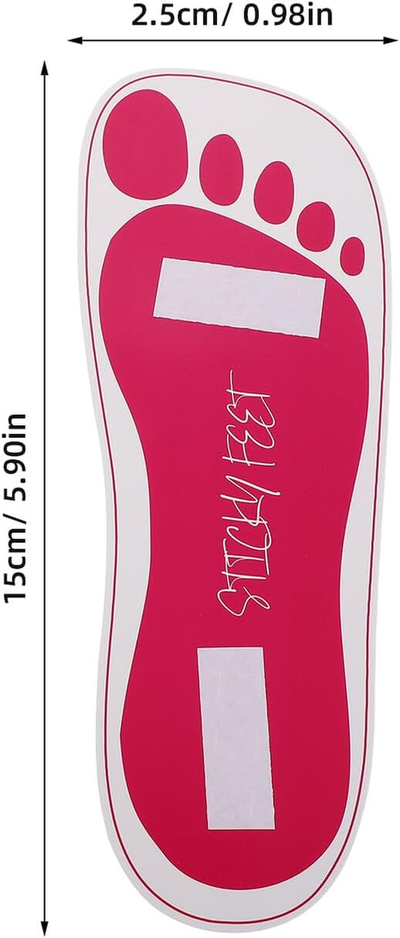 Healeved 25 Pairs Disposable Self-Tanning Foot Pads for Spray Tan Soles Sticky Feet Protectors for Salons and Mobile Professionals image number 5