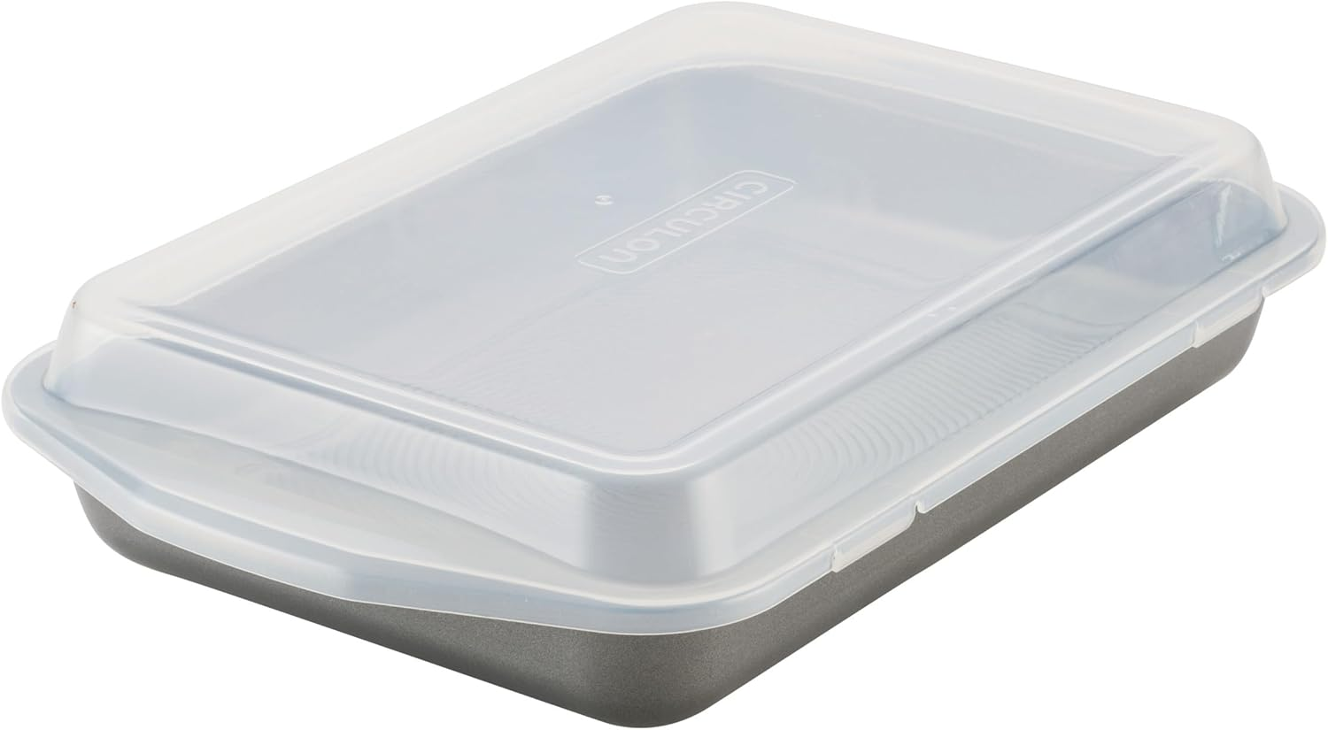 Circulon Nonstick Bakeware 9-Inch-By-13-Inch Rectangular Cake Pan with Lid image number 5