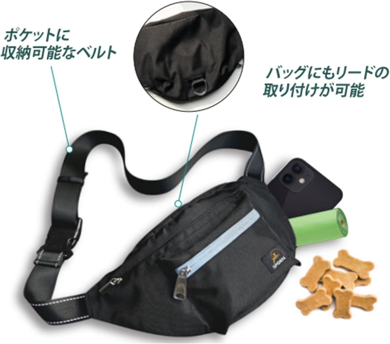 The Spawn Company SPORN Sporty Pro Walker for Dogs, Black image number 6