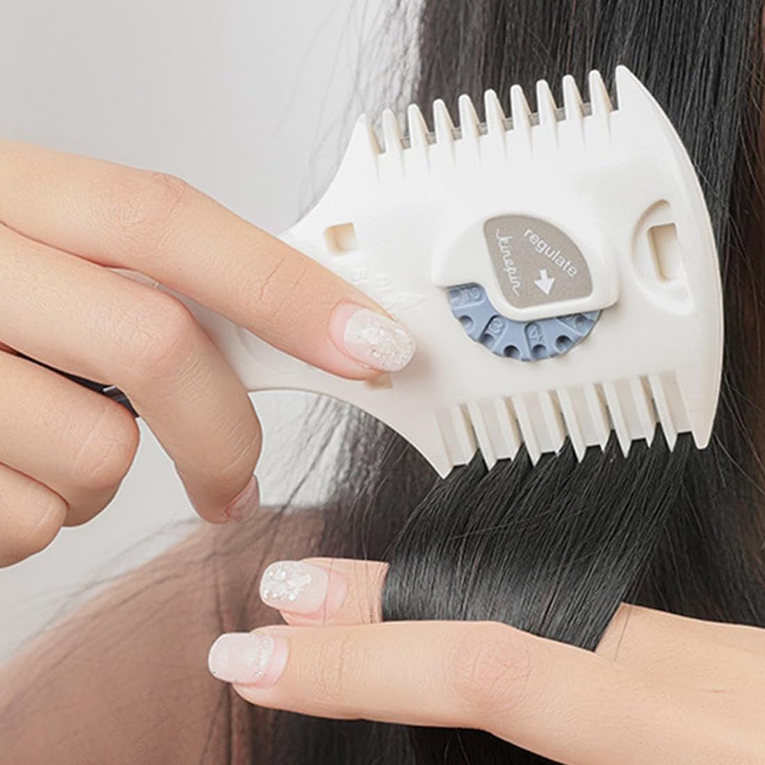 MIRKUZI Hair Scissors 1 Piece Hair Cutting Set Manual Hair Trimmer Professional Hair Trimmer Bangs Tool Long Hair Hairdressing Tool image number 3