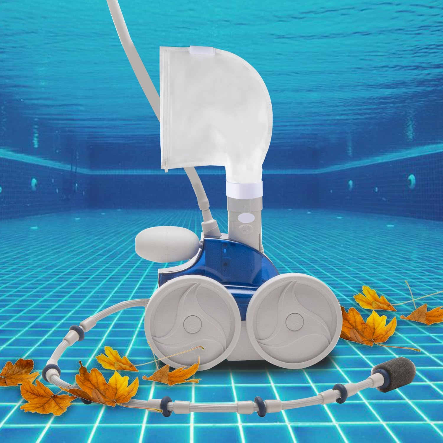 YUJHON Pool Vacuum Cleaner Bags for Polaris 280/480 with Zipper, All Purpose Pool Debris Replacement Bag (2, White) image number 2