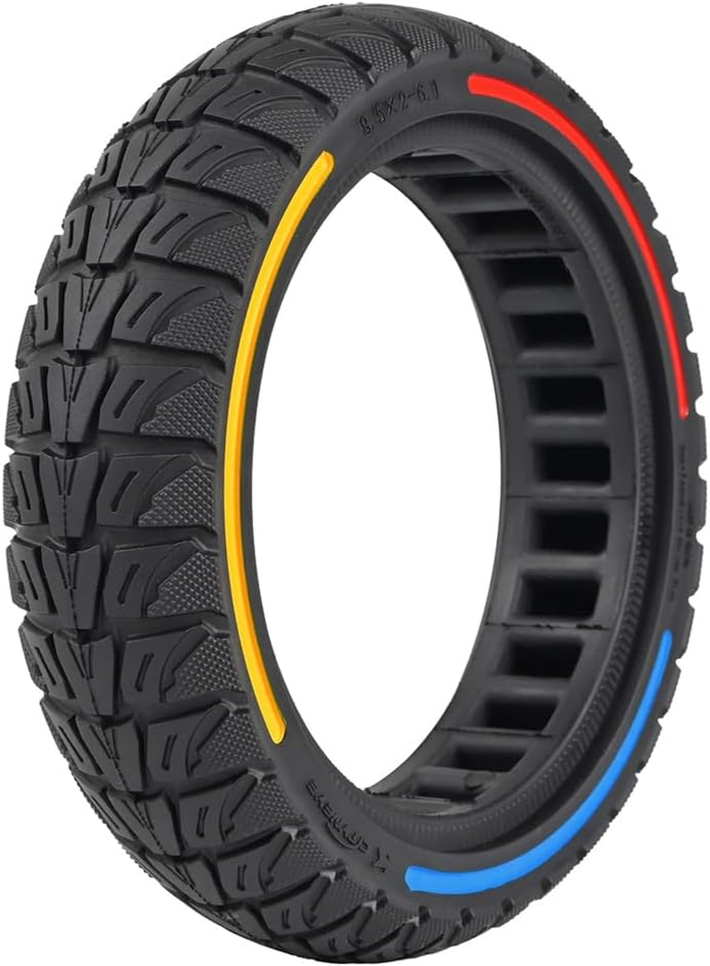 8.5X2.125 off Road Solid Tire for Gotrax GXL V2 XR Hiboy S2 Electric Scooter, Replacement Wheels 8 1/2X2 Tyre