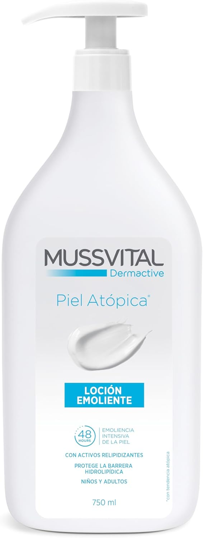 Mussvital Dermactive Locion Piel Para Pieles At&oacute;picas 750 Ml